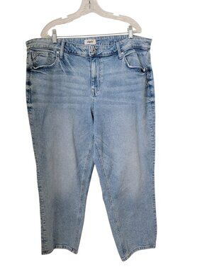 Edgely Size 20W Slim Straight Ankle High Rise Rhinestone Sparkle Jeans